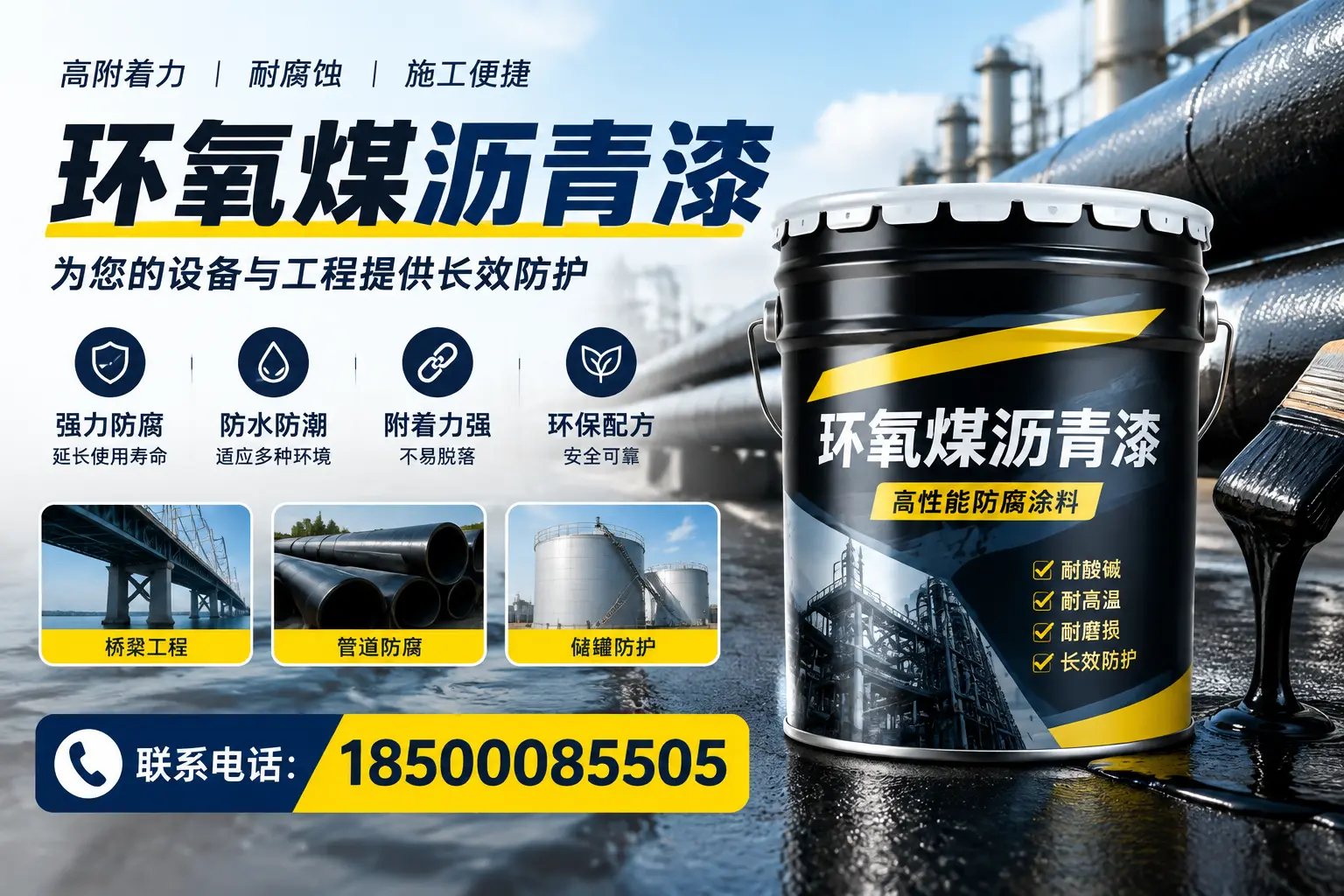 环氧煤沥青漆与其他涂料的对比分析,助力荆门企业决策